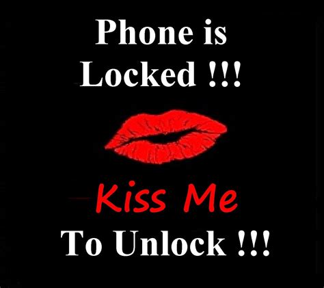 kiss me to unlock my phone